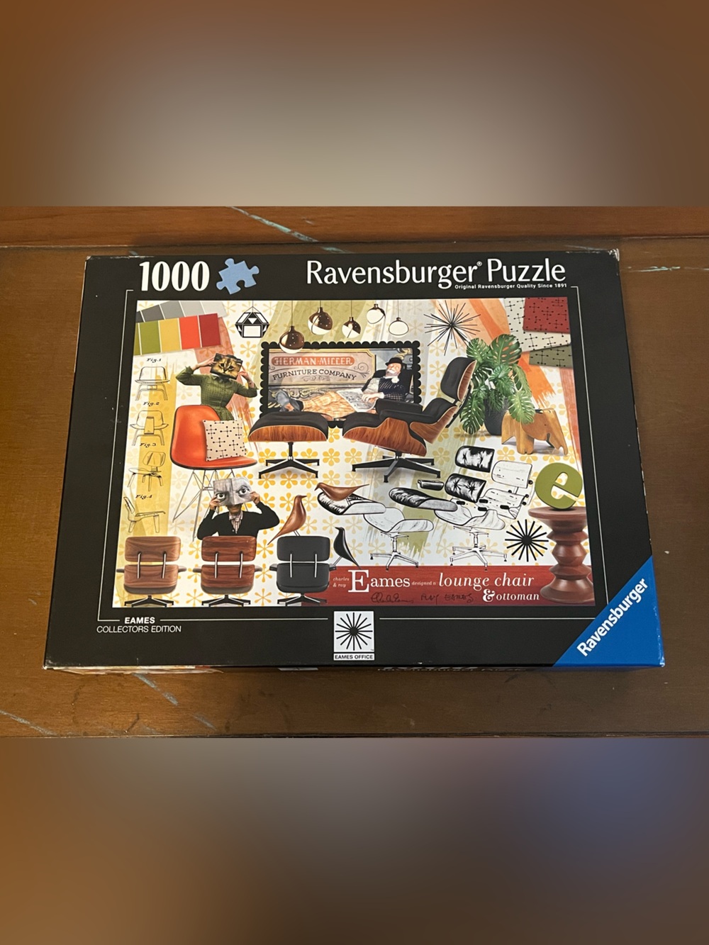 Ravensburger Puzzle 1000 Pieces Eames Lounge Chair